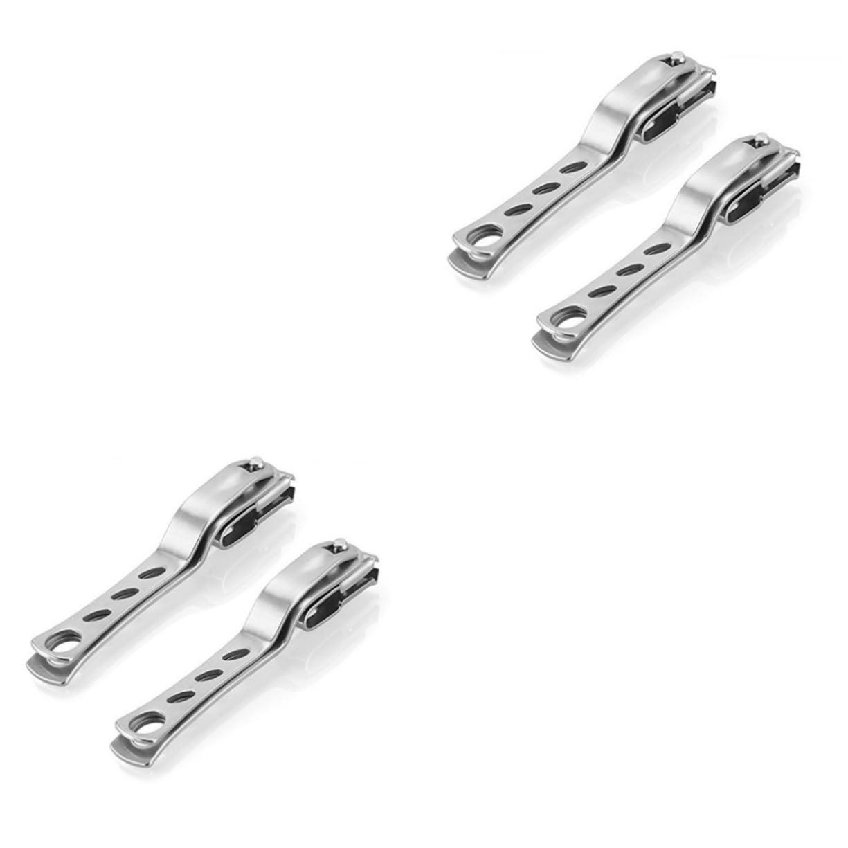 FOMIYES 4 Pcs Thick Nails Cutters Large Nail Cutters Nail Clippers 360-degree Nail Cutter