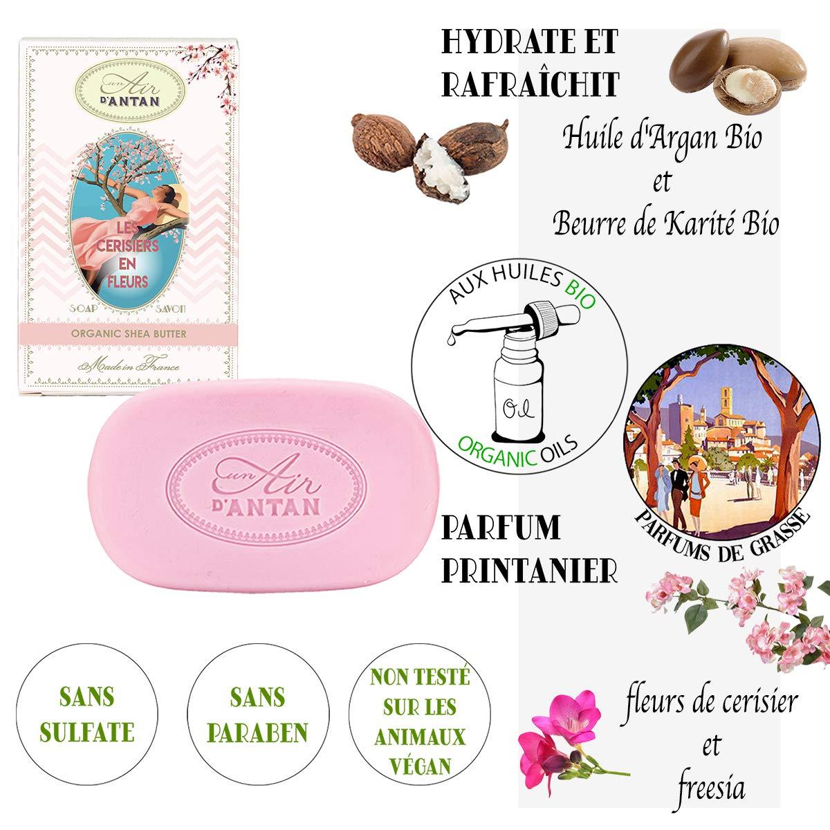 Un Air d'Antan Un Air d\'Antan French Soaps for Women, Mothers Day Gifts, Gift for Mom, Bar Soap for Women, Soap Gift Set, Natural Soap, French Soap, Rose Soap