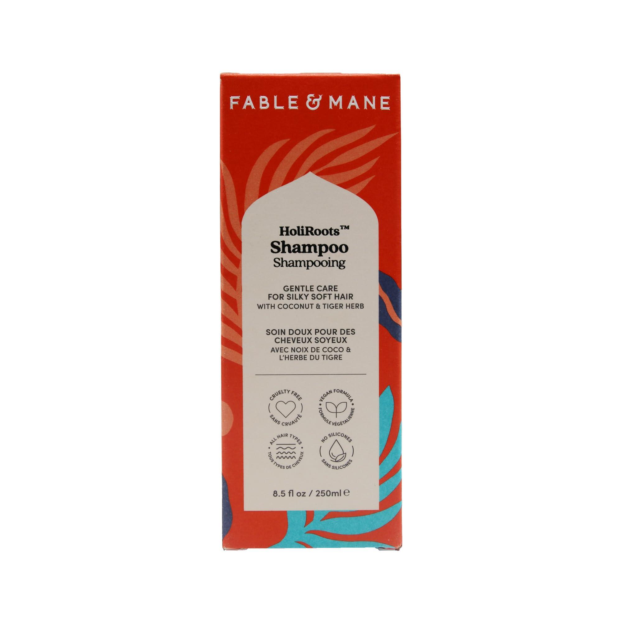 Fable & Mane Fable & Mane Hydrating Shampoo, Moisturises and Cleanses Dry, Damaged Hair with Aloe Vera and Coconut Oil. For Medium to Thick Hair Types
