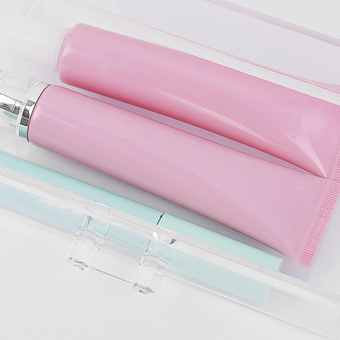 Generic Qtqgoitem Acrylic Clear Cosmetic Organizer Make Up Case Lipstick Liner Brush Holder Jewelry Storage Display Box Drawers (Style 13) (Model: CCB 1ba c2a 39e f6a)