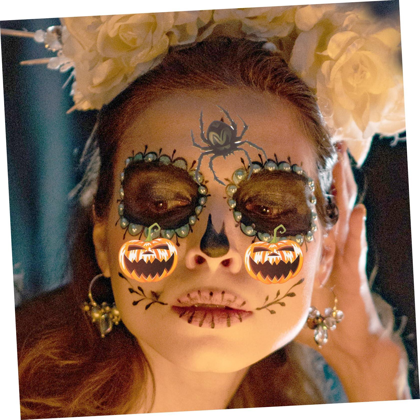 FRCOLOR FRCOLOR 40pcs Sticker Scars Decals Face Fake Halloween Scars Costume Makeup Decals Scar Makeup The Face Craft Paper Clothing