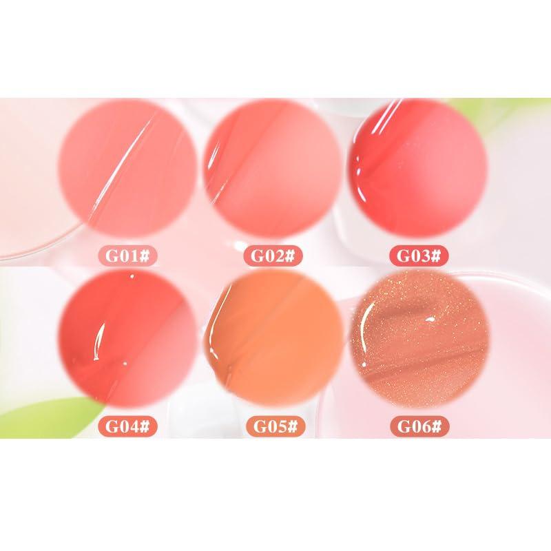 ChongTai 1 PC Sweet Liquid Blush, Matte Nude Pink Orange Makeup Blusher Cream, Cloud Velvet Smooth Liquid Blusher Cream, 15g (G01, 15g)
