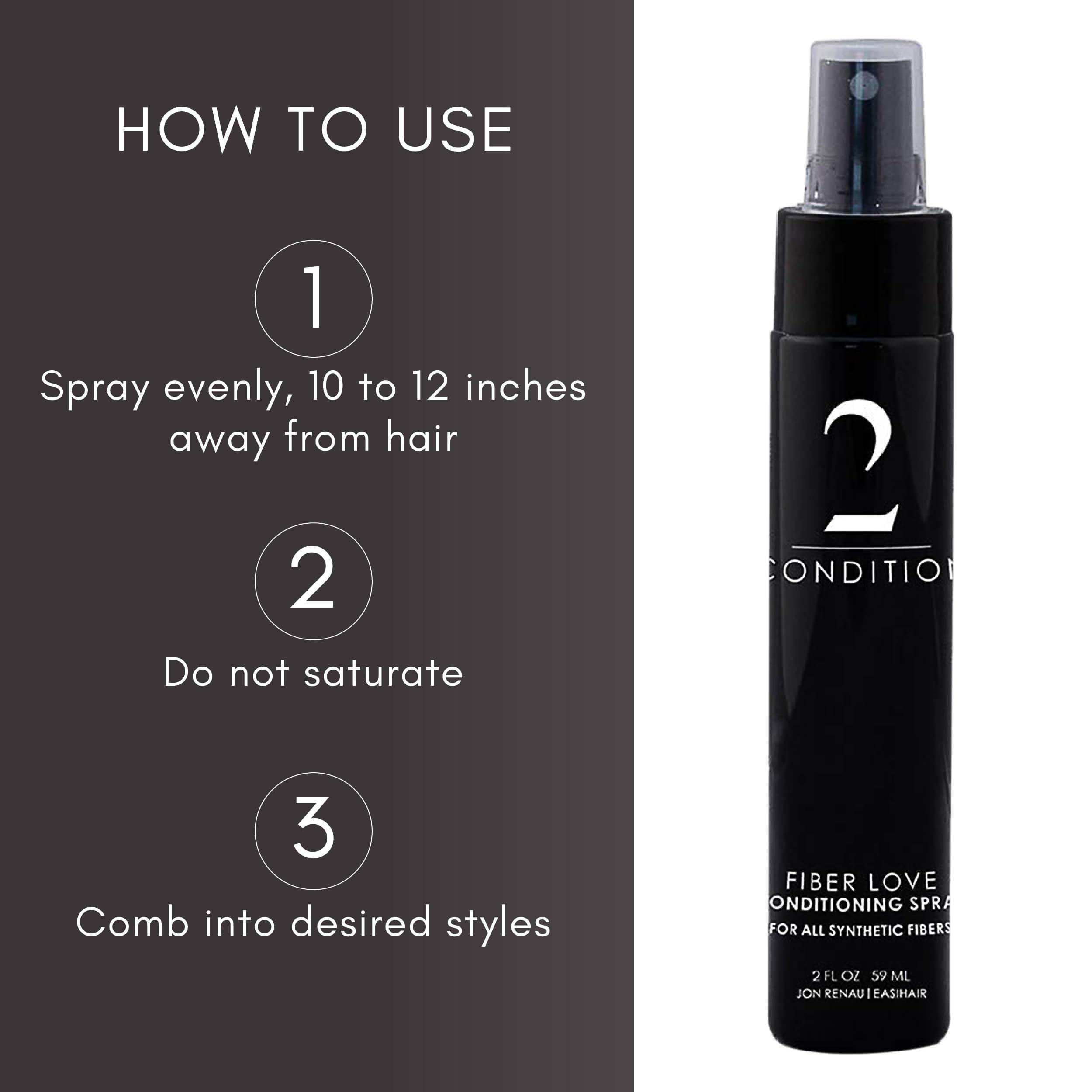 Jon Renau Jon Renau Conditioning Spray for Synthetic Wigs, Leave-In Conditioner for Wigs, Toppers & Hair Extensions, 2 Ounce