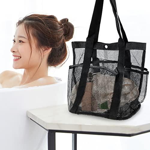 Zerodeko Zerodeko Beach Toiletry Bag Large Capacity Toiletry Bag Beach Bag Large Kids Toy Mesh Beach Toy Bag Portable Beach Pouch Large Beach Bag Childrens Toys Tote Bag Net Travel Make up