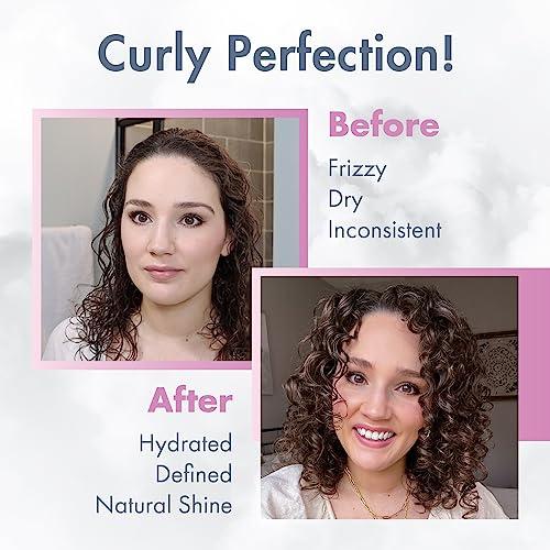 MopTop MopTop Curl Custard Gel for Fine, Thick, Wavy & Kinky-Coily Hair - Anti Frizz Moisturizer, Curl Definer & Lightweight Activator with Aloe, Great for Dry Hair, 16 oz.