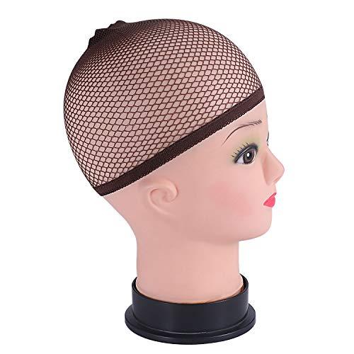 EBOOT eboot 3 Pack Wig Caps (Drak Brown Nylon Caps and Drak Brown Mesh)