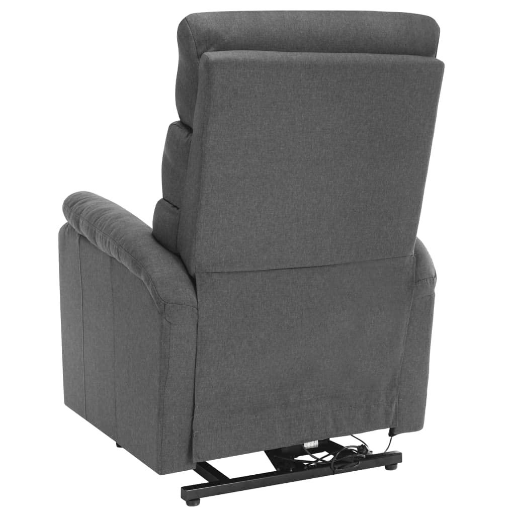 QZZCED (Fast Delivery) Electric Massage Recliner Chair,Massage Chairs,Massage Recliner Chair,for Living Room,Stand-up Massage Recliner Light Gray Fabric