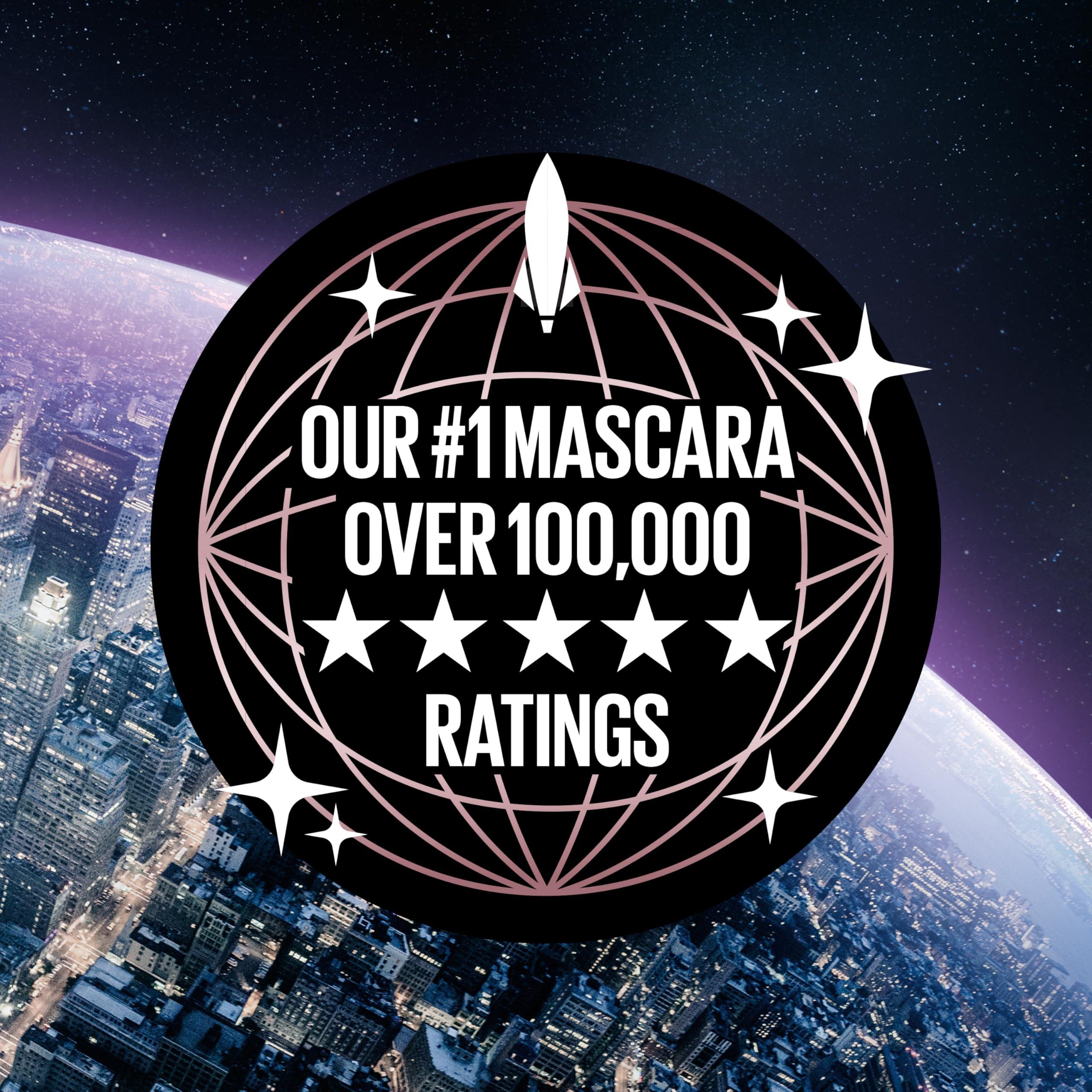 MAYBELLINE Maybelline Lash Sensational Sky High Glitter Mascara, Diamond Effect Eye Makeup for Lashes and Brows, Washable, Space Diamond, 1 Count