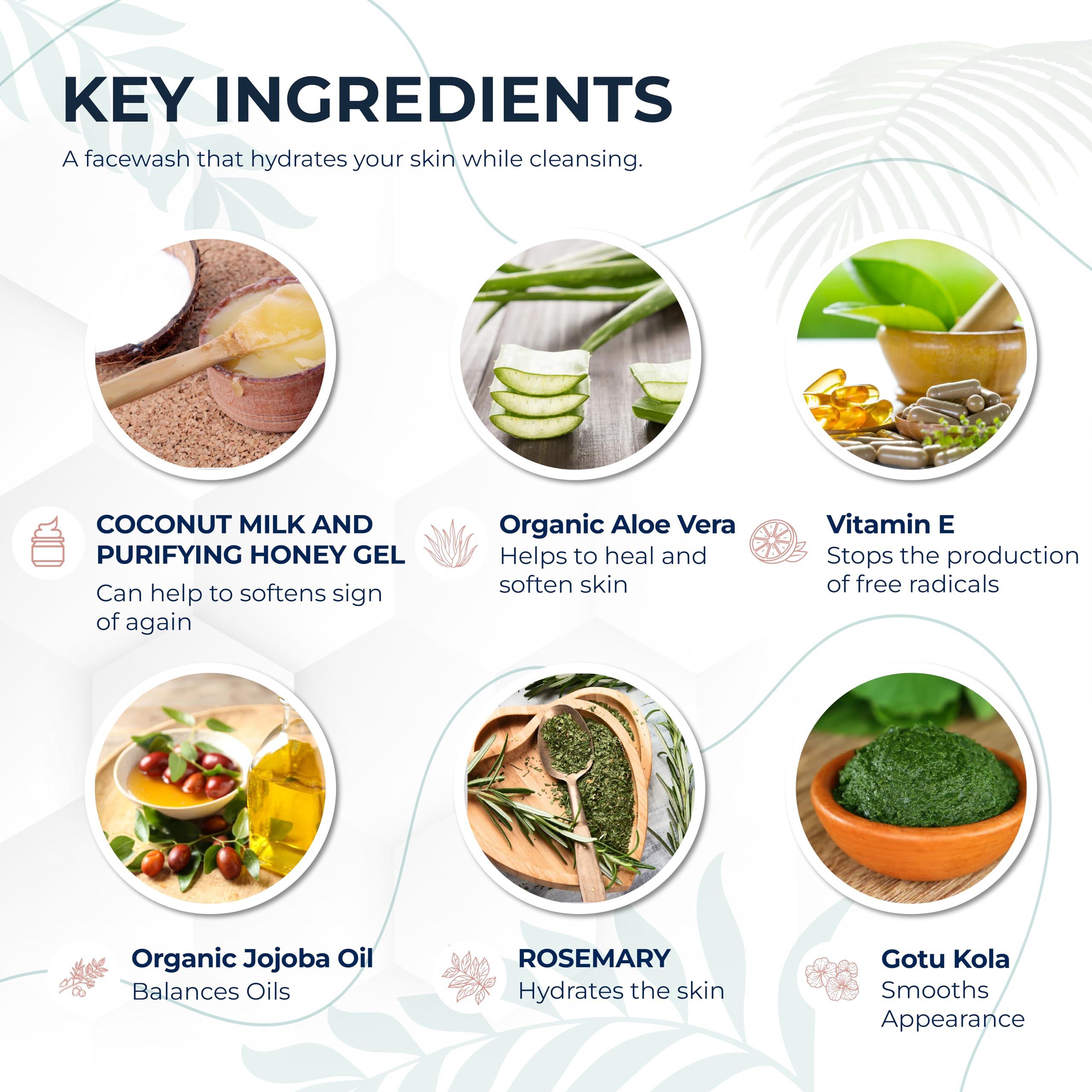 Foxbrim Naturals Foxbrim Naturals Luxe Skincare Duo: Milk & Honey Cleanser & Peptide Collagen Serum