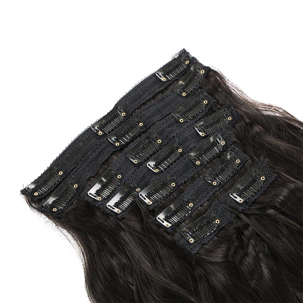 Generic Vietnamese Raw Grade Human Hair Clip Ins 18\"-30\" Body Wave (28 Inches)