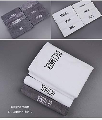 Yiheng Factory wholesale microfiber month Towel new style creative household daily necessities custom gift logo (FEBRUARY????)