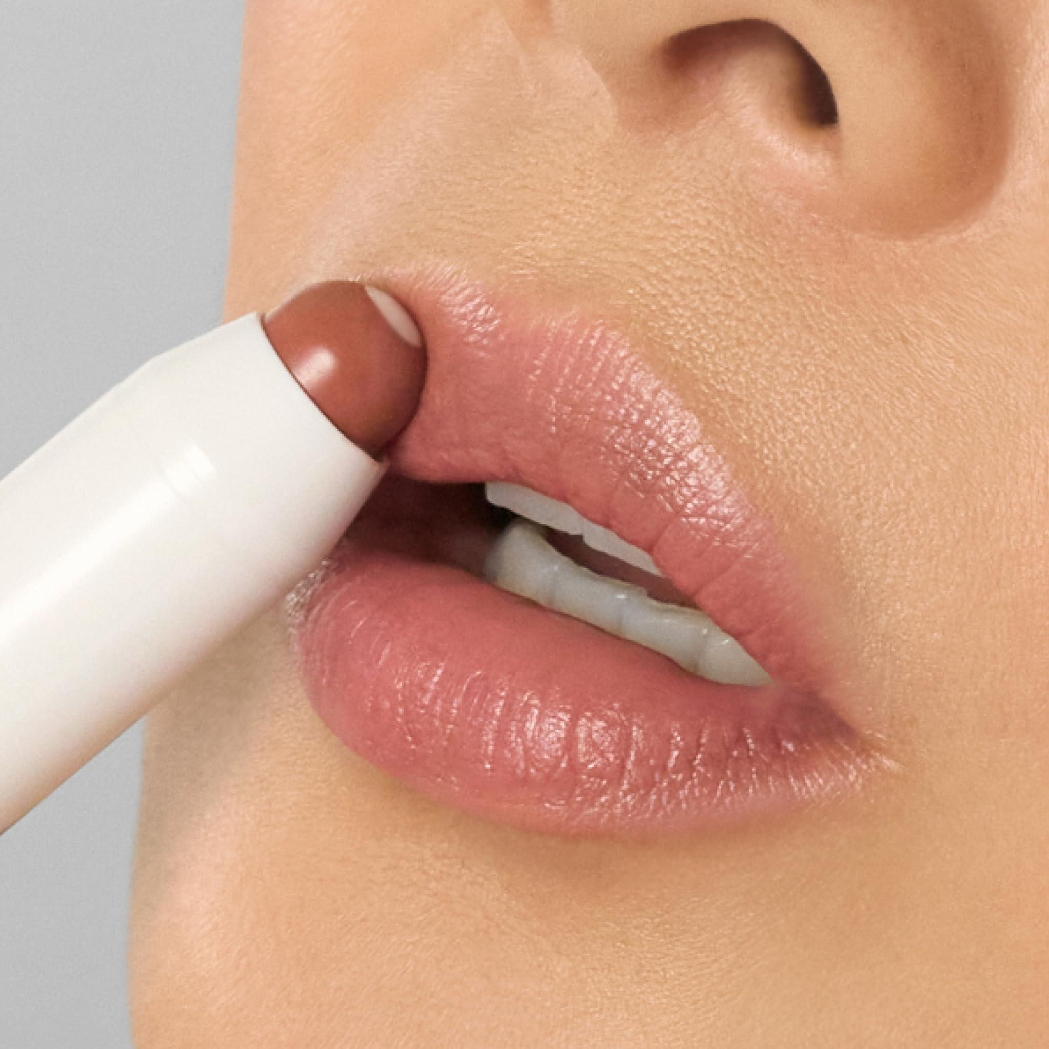 Julep The Perfect Pair 2pc Set: Julep It\'s Balm Tinted Lip Balm Burnt Sienna and With a Trace Retractable Creamy Long-Lasting Lip Liner, Clear as Day