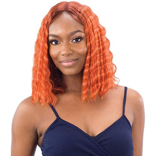 FreeTress Equal Freetress Equal Synthetic 5 Inch Deep Part Lace Front Wig - DEEP WAVER 001 (CHERRY)