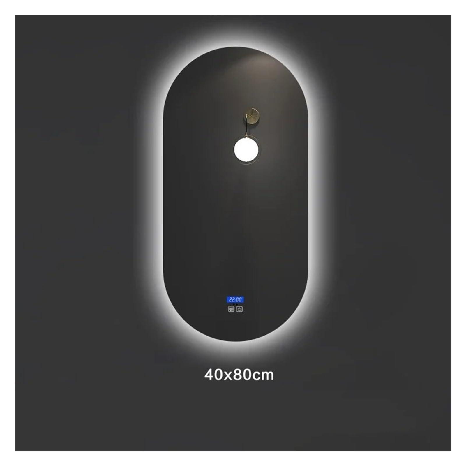 ViLLeX 16 X 32 Inch Shower Shaving Bath Mirrors Washroom Vanity Magnifying Decorative Bath Smart Mirrors Self Haircut Miroir,Mirrors