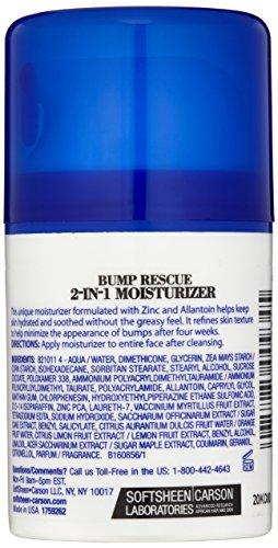 Soft-Sheen Carson SoftSheen-Carson Magic Shave Bump Rescue 2-in-1 Moisturizer, Face Moisturizer, Reduces the look of Bumps and Ingrown Hair, Formulated for Black Men, with Zinc and Allantoin, 1.6 Fluid Ounce