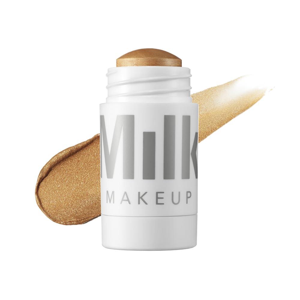 Milk Makeup Milk Makeup Highlighter, Strobe (Gold) - 0.21 oz - Dewy Cream Highlighter Stick - Blendable & Buildable - 1,000 Swipes in Every Stick - All Skin Types - Vegan, Talc Free & Cruelty Free