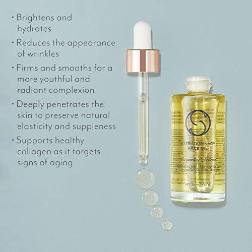 CIRCCELL CIRCCELL Extraordinary Face Oil - Jacqueline's Blend for Brightening & Anti-Aging Hydrating Natural Skin Care Treatment with Vitamin C, Rose & Jasmine Oils - All Skin Types, 30 ml