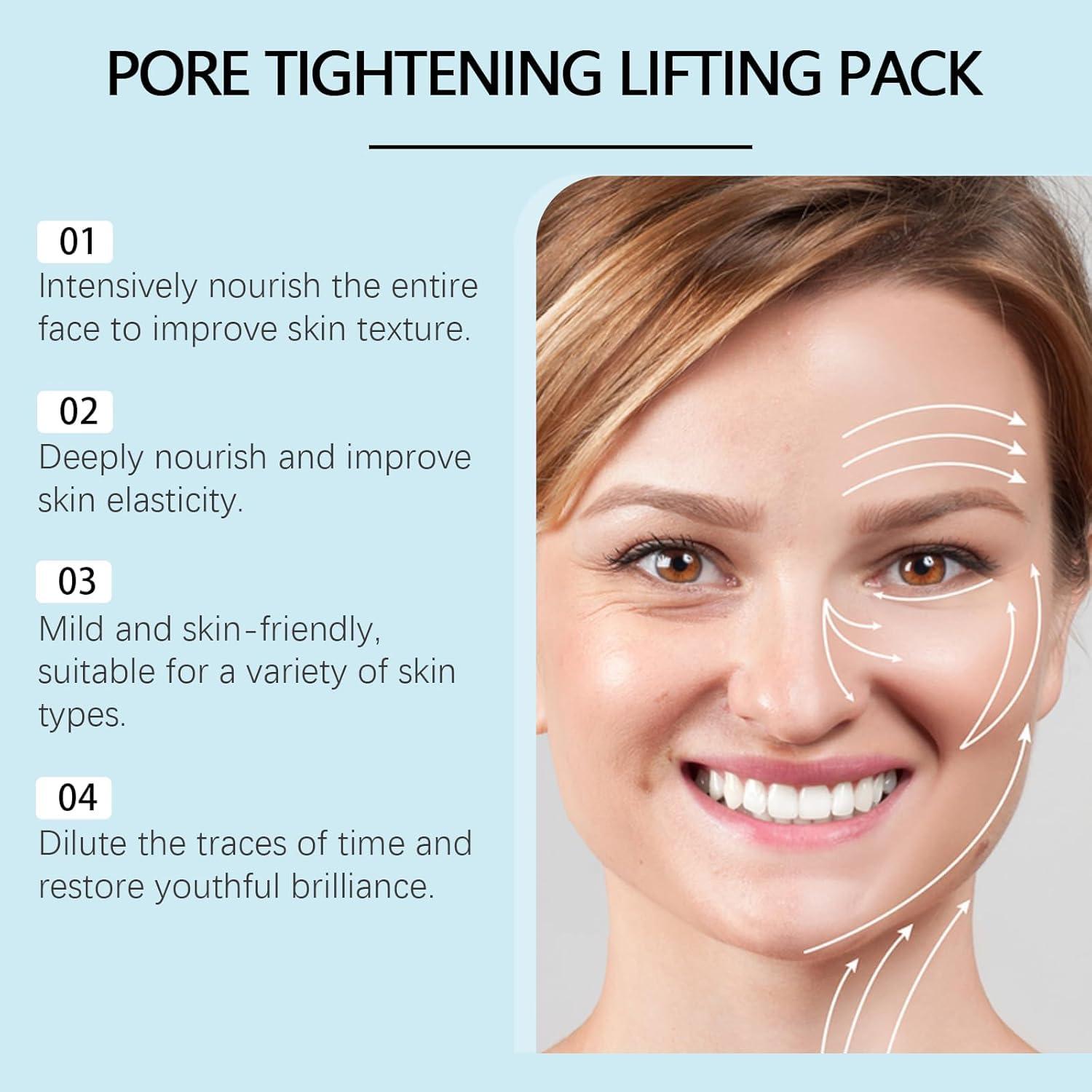 NinthAvenue Basics Zombie Facial Mask - 8 Pcs Zombie Face Mask Moisturizing, Zombie Mask Skin Care, Deep Hydrating Face Mask, Tighten & Firming Skin, Shrink Pore, Anti-Wrinkle for Smooth Skin (2Set)