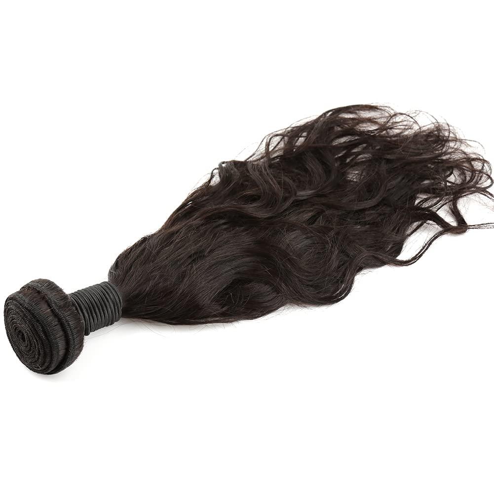 sent hair Sent Hair Human Hair 3 Bundles 8A Natural Wave Weave Double Weft Brazilian Virgin Hair 100% Unprocessed Bundle Hair Extensions 16\"18\"20\"Natural Color Bundles