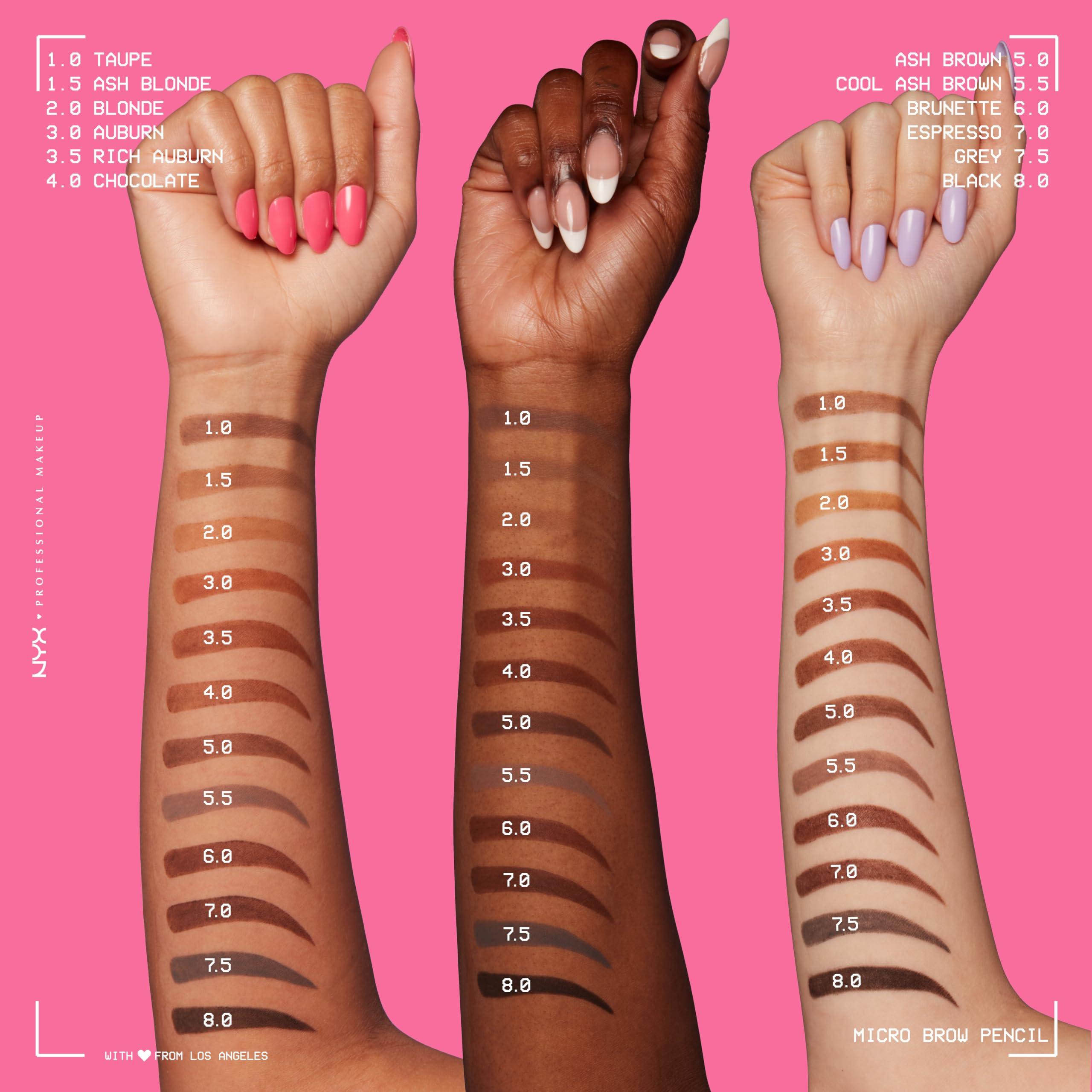 NYX PROFESSIONAL MAKEUP NYX PROFESSIONAL MAKEUP Micro Brow Pencil, Precise Eyebrow Pencil - Ash Blonde