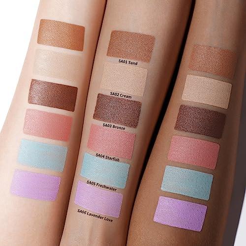 Oulac Oulac Matte Eyeshadow Baby Blue Matte Liquid Eyeshadow Eyeshadow Base| Long-Lasting, Full Coverage, Blendable & Smudge-Proof Formula| Vegan & Cruelty-Free Eye Makeup for Natural Looks SA05