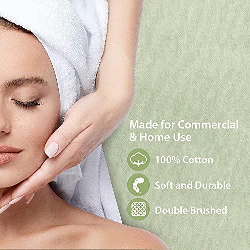 LaxLinen Dark Grey Salon & Spa Tables Massage Table Spa Sheet Set 3-Pc (Fitted- 36" x 77") Fit up to 7" Inch Deep Pocket, Flat Sheet & Fitted Face Rest Cover Organic Quality-600 TC