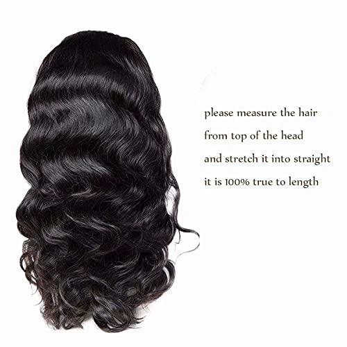 Maxine Maxine 360 Lace Frontal Wig Cap With Baby Hair 8 inch Body Wave Brazilian Virgin Hair 100% Unprocessed Human Hair Wigs For Black Women