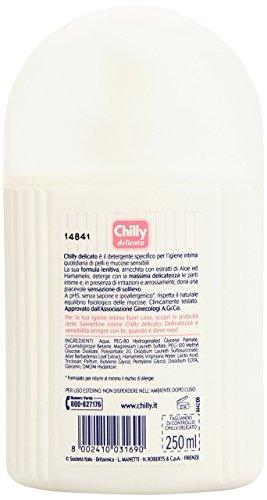 Chilly Chilly:"Formula Lenitiva" ("Lenitive Formula") Delicate Intimate Cleanser 6.76 Fluid Ounce (200ml) Package (Pack of 3) [ Italian Import ]