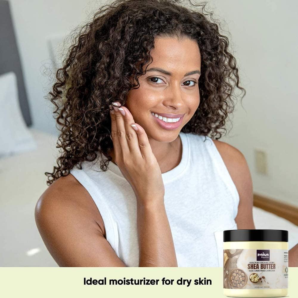 Generic Raw Unrefined Ivory Shea Butter For Skin Face Hair Stretch Marks, Make Whipped Body Butter (200gm)