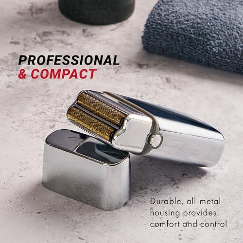 BaBylissPRO BaBylissPRO Barberology Double Foil Shaver, FXFS2 SILVERFX Professional Electric Shaver