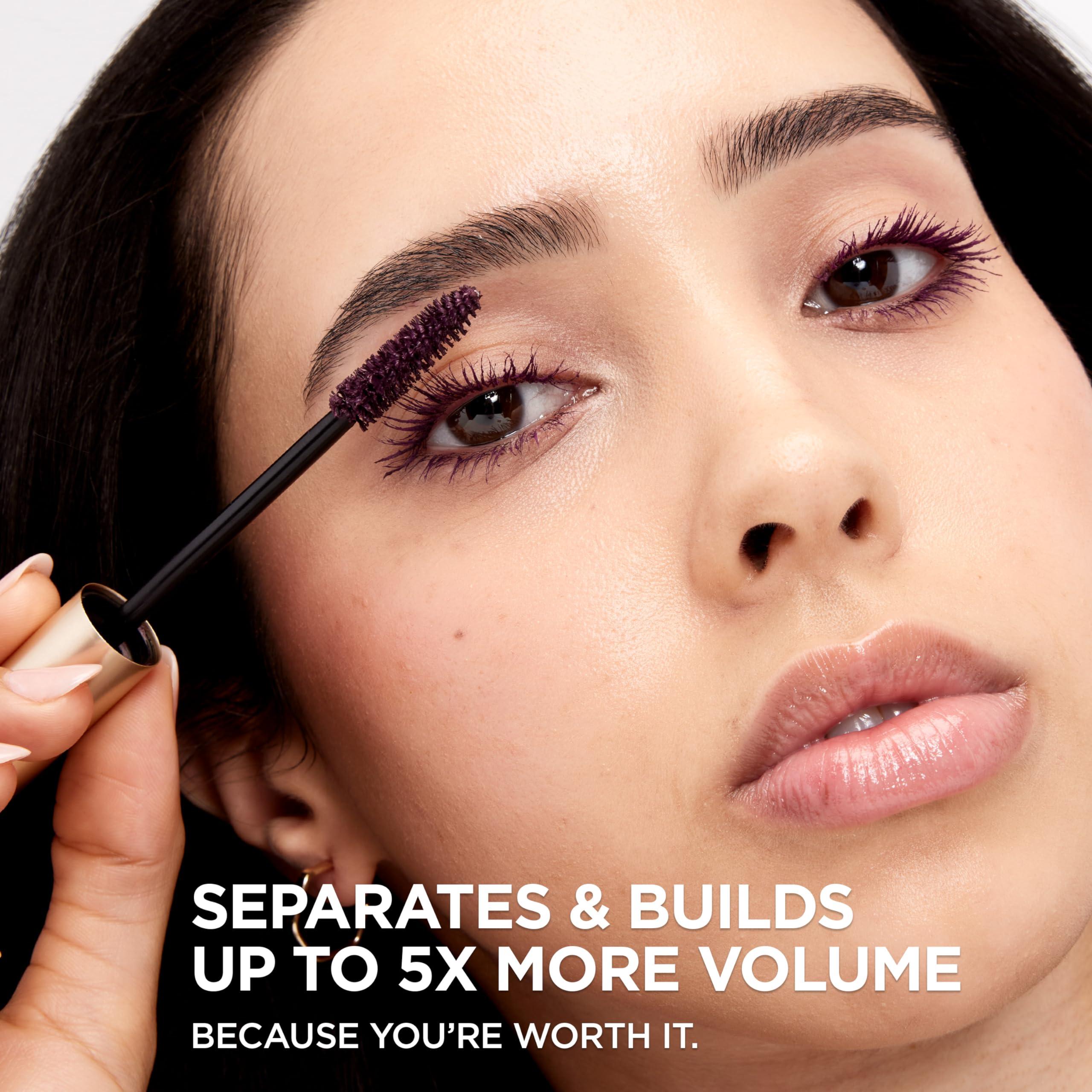 L'Oréal Paris LOral Paris LOreal Paris Original Voluminous Mascara, Building Mascara Volume and Length Formula, Washable, Deep Violet, 0.26 Fl Oz., 1 Count