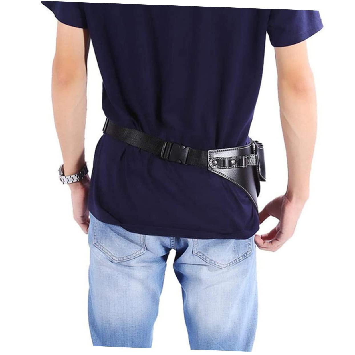 Ipetboom Ipetboom 2 Pcs Hairdressing Kit Skeleton Beard Trimmer Beard Grooming Kit for Men Hair Tools Travel Bag Hair Clippers Men Barber Bag Hair Cutting Kit Hairdressing Bag Black Pu Leather