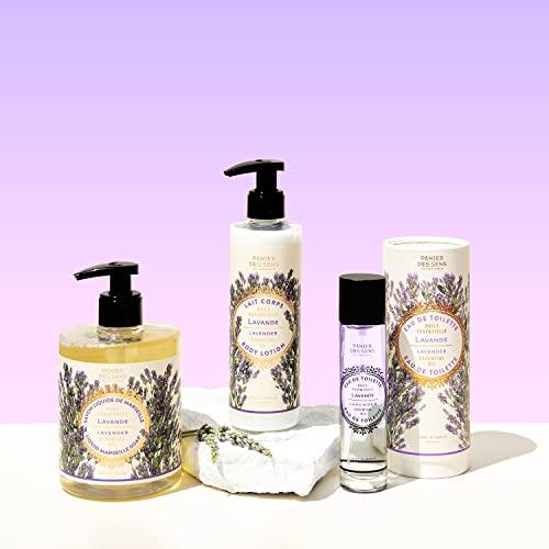Panier des Sens Panier des Sens - Lavender Body Lotion for Dry Skin - Hydrating Body Cream for Women - Nourishing Fluid Body Moisturizer with Shea Butter & Olive Oil - 97% Natural Ingredients Body Care - 8.45 Floz