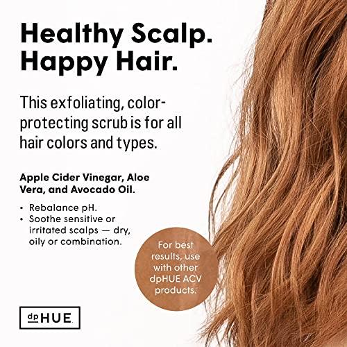dpHUE dpHUE Apple Cider Vinegar Scalp Scrub - 9 oz, Pack of 2 - Natural Exfoliating Scrub & Dry Scalp Treatment - With Pink Himalayan Sea Salt, Aloe Vera & Avocado Oil - Gluten Free, Vegan