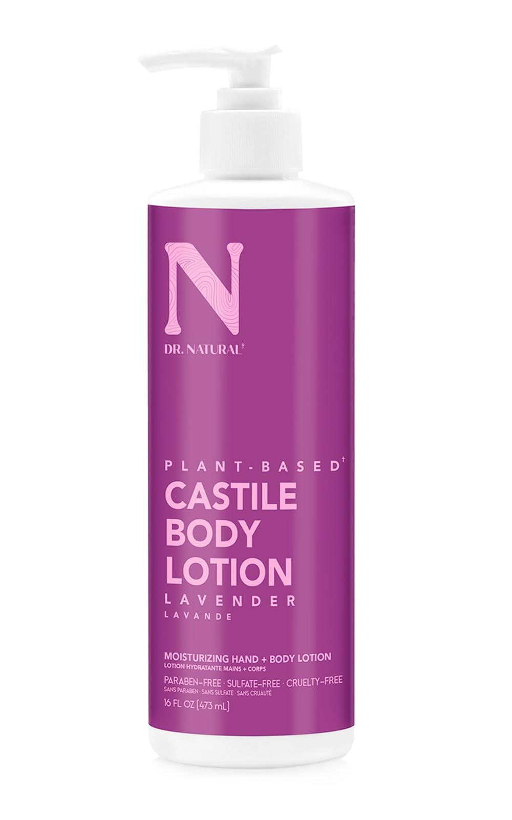 Dr. Natural Dr. Natural Castile Body Lotion - Lavender for Unisex - 16 oz Body Lotion