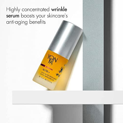Yonka Yon-Ka Booster Nutri Plus (15ml) Energizing Anti-Aging Concentrate, Treat Fine Lines and Wrinkles with Vitamin E, Renew Sun Damaged Skin, Paraben-Free
