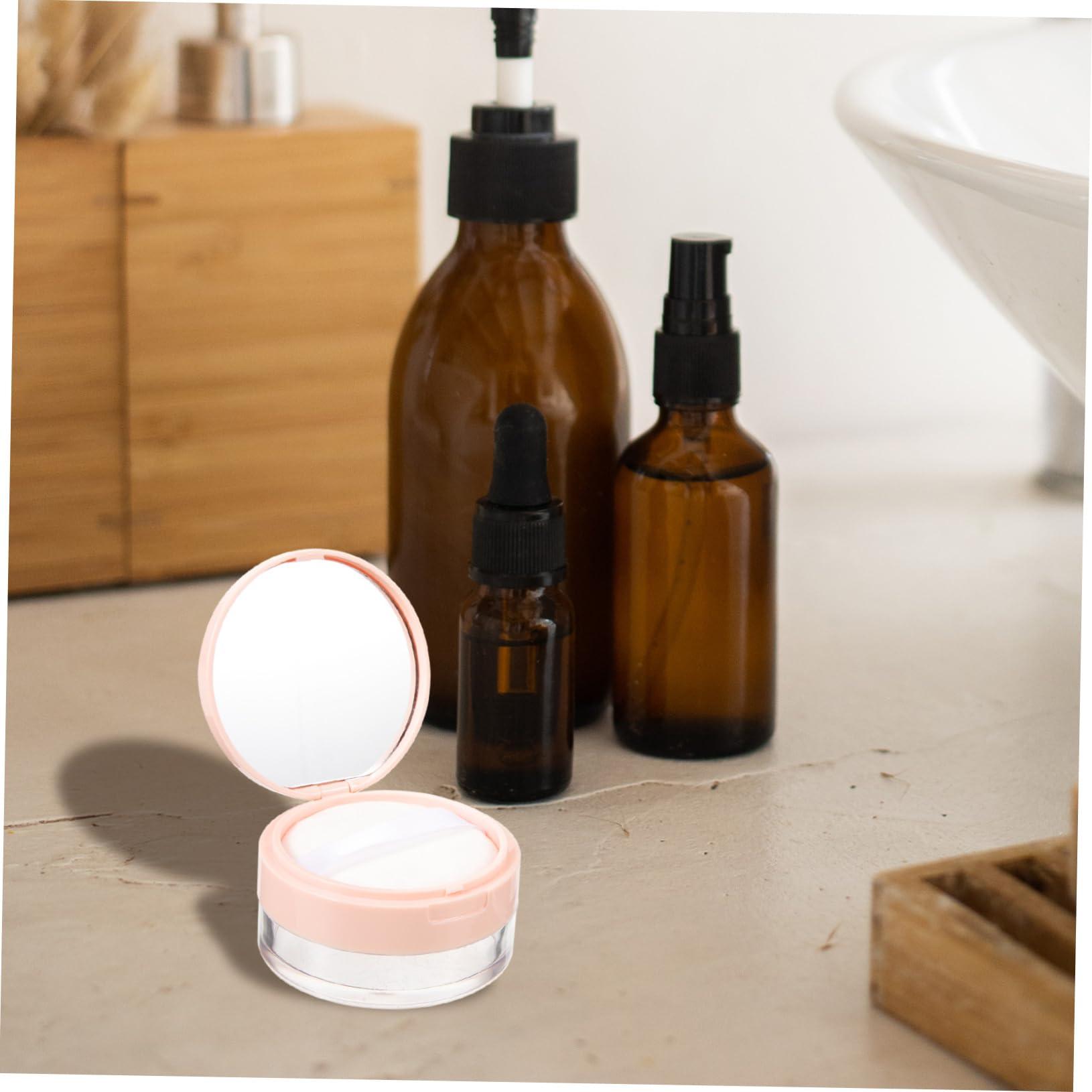 WOONEKY WOONEKY Empty Powder Box Small Powder Container for Body Powder Makeup Powder Refillable Travel Accessory