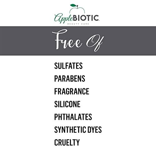 AppleBiotic Apple Cider Vinegar Scalp Scrub 2PK - Exfoliating Scalp Treatment with Coconut & Sesame Seed Oils - Moisturizes & Relieves Itchy, Flaky Skin. Hair Scrub & Scalp Cleanser for Build Up, Healthy Hair