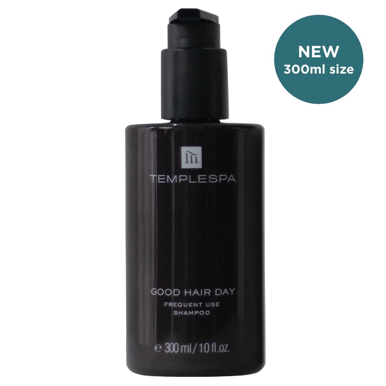 TEMPLESPA TEMPLESPA | Good Hair Day | Luxury Hair Shampoo for Smooth and Healthy Looking Hair Natural Ingredients, Free from Parabens, Phthalates and Sulphates, Cruelty-Free, Vegan 10 fl.oz.