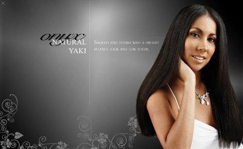 Black Diamond ONYX, 100% Elite Human Hair, Natural Essence Yaki, Affiliated with Black Diamond, 10", Color #2, Dark Brown