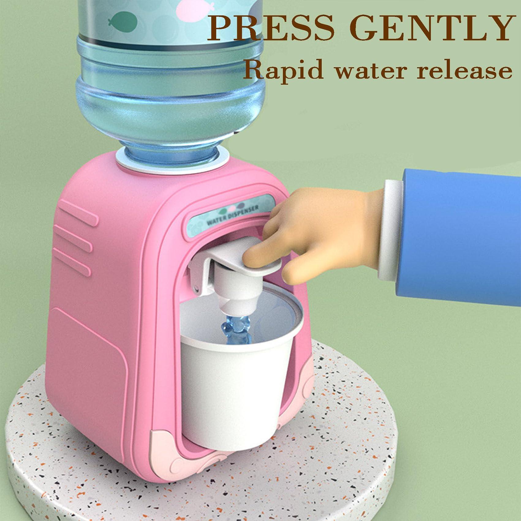 WdrKo Mini Water Dispenser for Makeup,Micellar Water Dispenser,Mini Water Dispenser,Mini Water Dispenser Makeup Remover,Mini Micellar Water Dispenser (Green(with 10 Cup+10 Cotton Pads))
