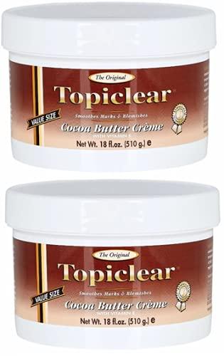 Zerma Zerma Topiclear Cocoa Butter Creme with Vitamin E 18 fl. oz. Set of 2