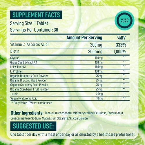 WILD FUEL WILD FUEL Vegan Collagen Builder and Dental Probiotics for Fresh Breath Bundle