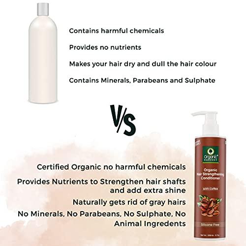 Organic Harvest Organic Harvest Coffee Conditioner For Hair Fall Control & Hair Growth, Coffee to Gain Strength in Hair - 200ml