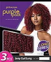 Outre Outre Human Hair Blend Purple Pack 3PCS JERRY CURL LONG (DR425)