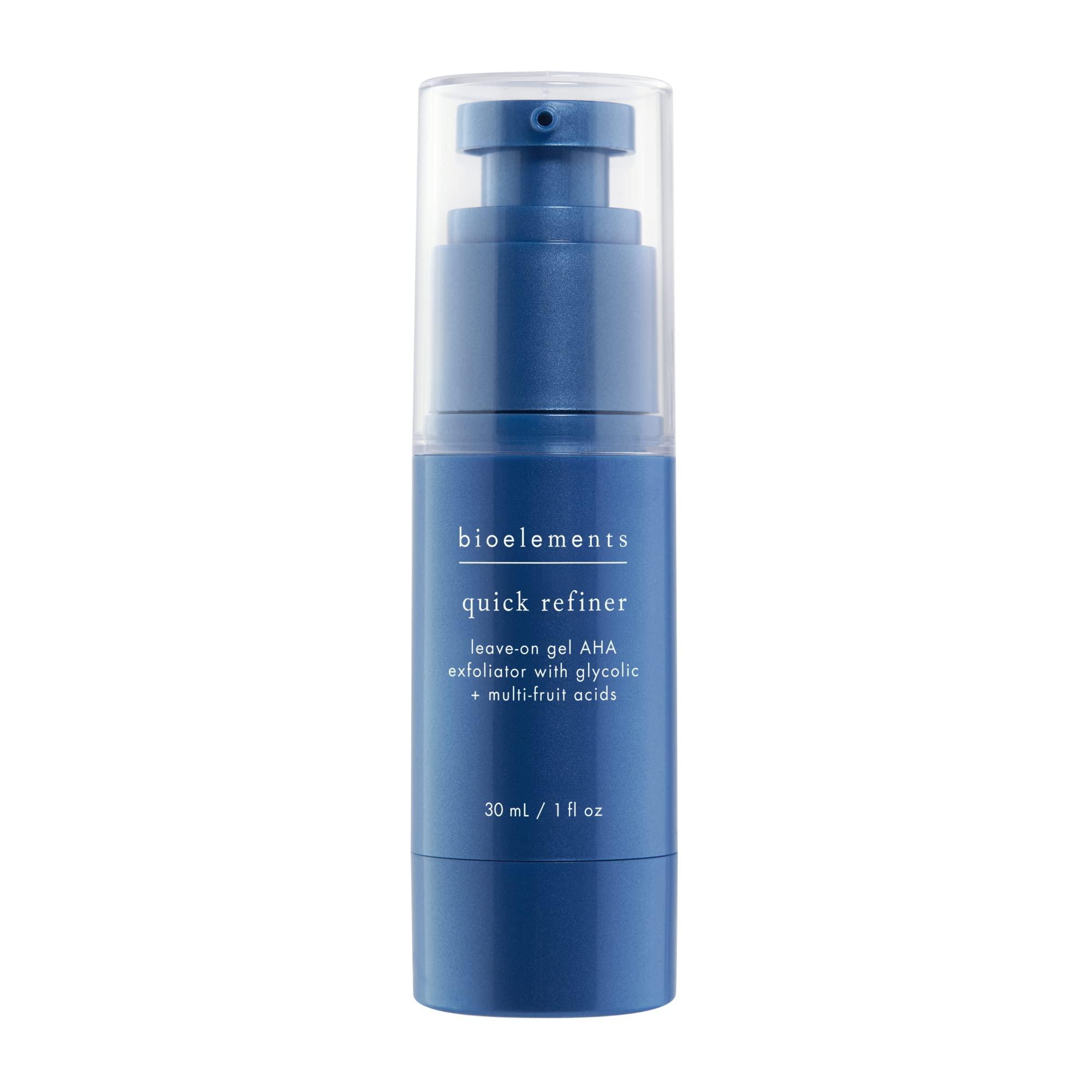 Bioelements Bioelements Quick Refiner - 1 fl oz - Leave-On Gel Exfoliator with Powerful AHAs - Targets Pores & Fine Lines - Vegan, Gluten Free - Never Tested on Animals