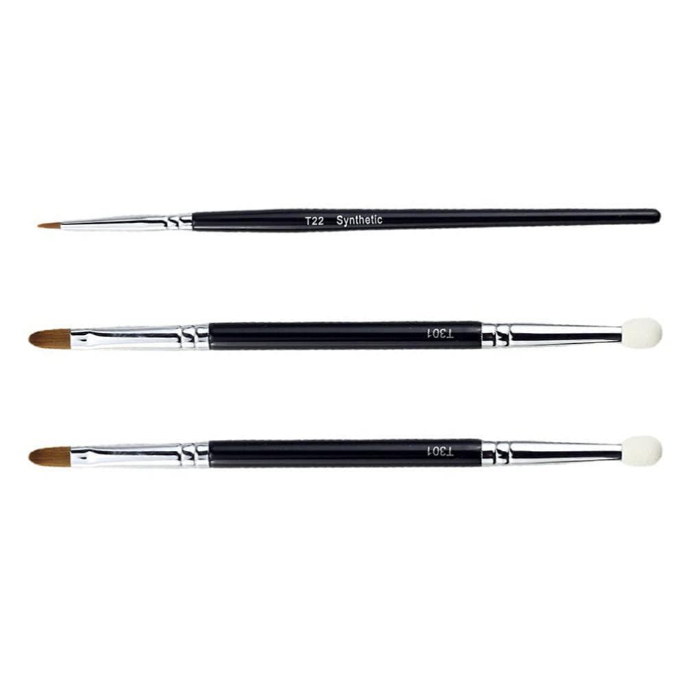 Lurrose 1 Set Flat Eyeliner Eyebrow Concealer Brush Under Eye Makeup Eyebrow Foundation for Concealing Blending Setting Buffing Makeup