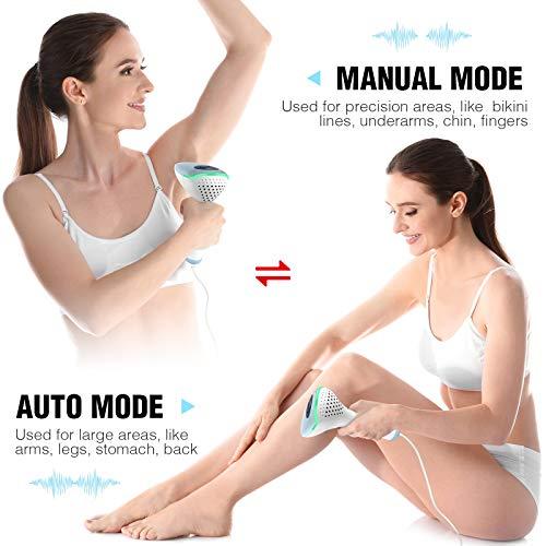 IMENE Laser Hair Removal Permanent, IMENE Painless IPL Hair Removal - Ideal for Women & Men Bikini, Legs, Arms, Armpits Hair Remover - Uses Most Effective IPL Technology (Intense Pulsed Light) Blue