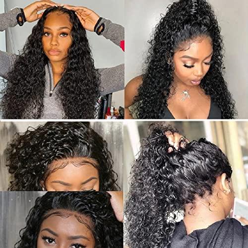 Ali Pearl AliPearl Wig 13x4 Water Wave HD Lace Front Wigs Human Hair Pre Plucked with Baby Hair HD Transparent Wet and Wavy Lace Front Wigs for Black Women Human Hair Brazilian Virgin Glueless Lace Frontal Wigs 150% Density Ali Pearl Hair (22 Inch)
