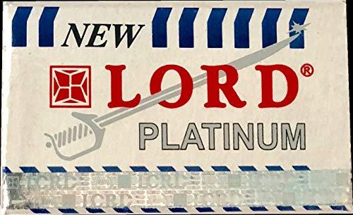 Lord Lord Platinum Double Edge Safety Razor Blades, 100 blades (5x20)
